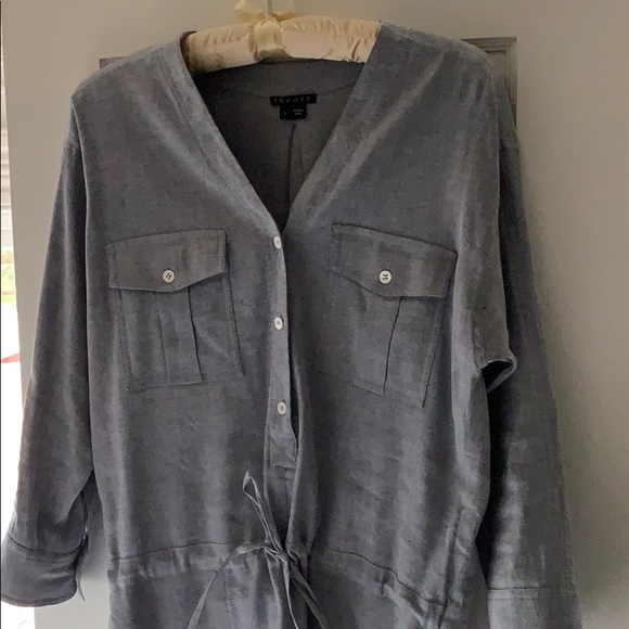 Theory Chambray Linen Dress size 2. - Picture 3 of 3